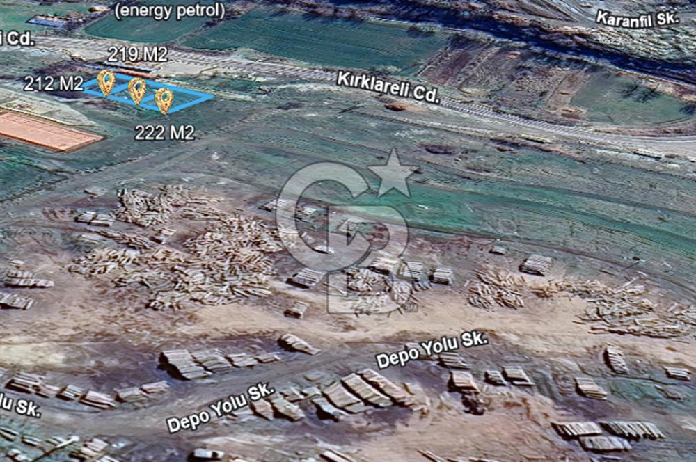 KOFÇAZDA %40 TİCARİ + KONUT İMARLI 222 M² SATILIK ARSA