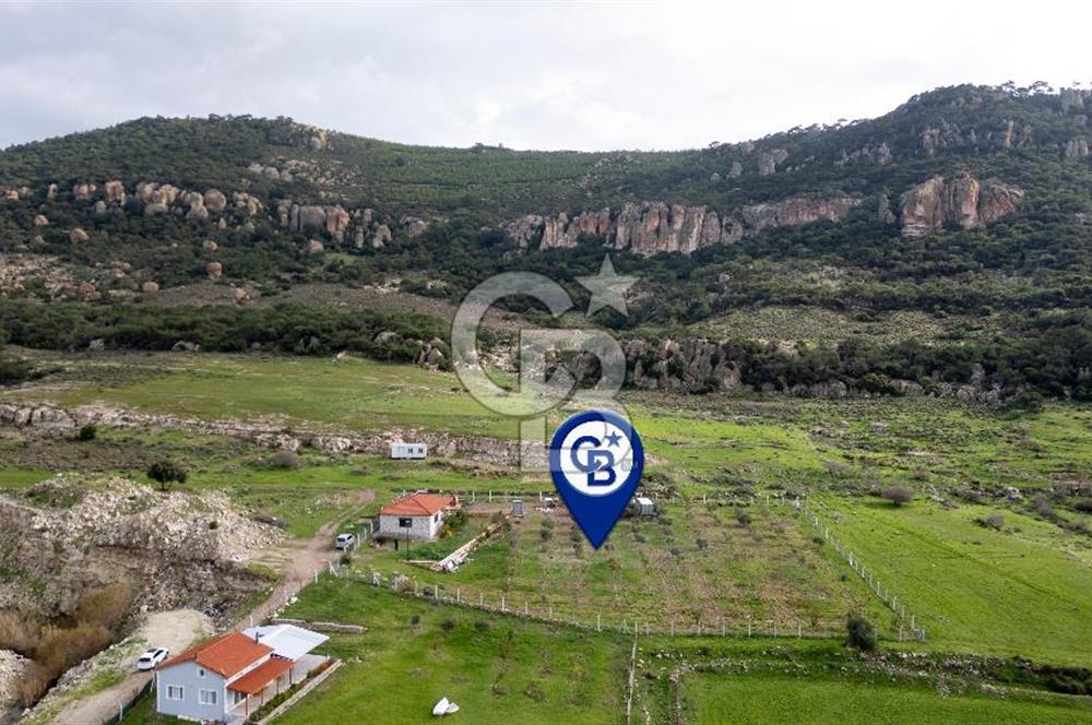 Foça Kocamehmetler'de Satılık Tarla ve Ev