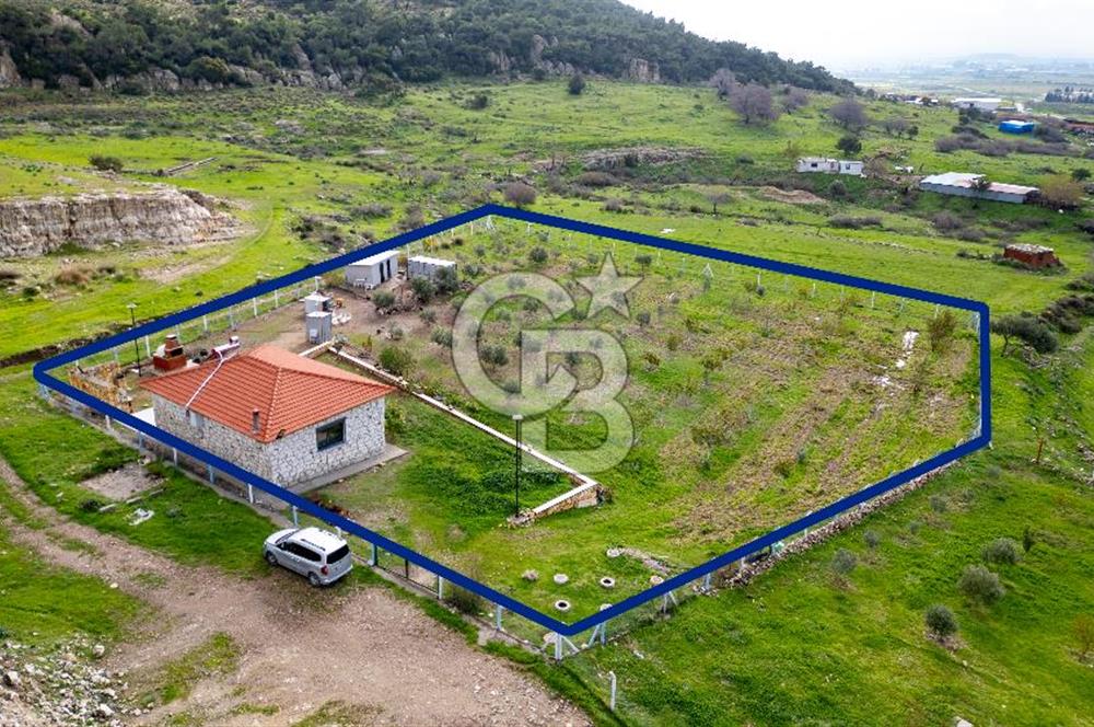 Foça Kocamehmetler'de Satılık Tarla ve Ev