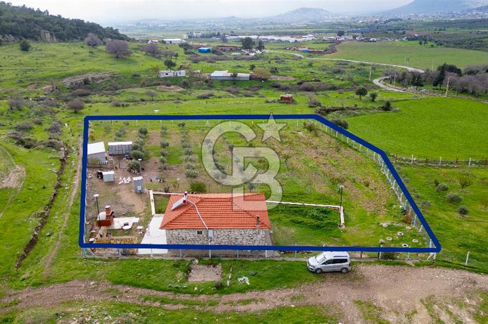 Foça Kocamehmetler'de Satılık Tarla ve Ev