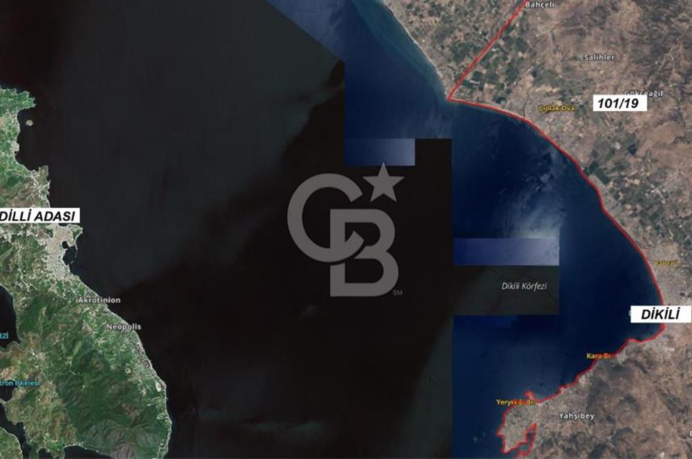 DİKİLİ KIRATLI'DA MÜKEMMEL LOKASYONDA SATILIK İMARLI TARLA