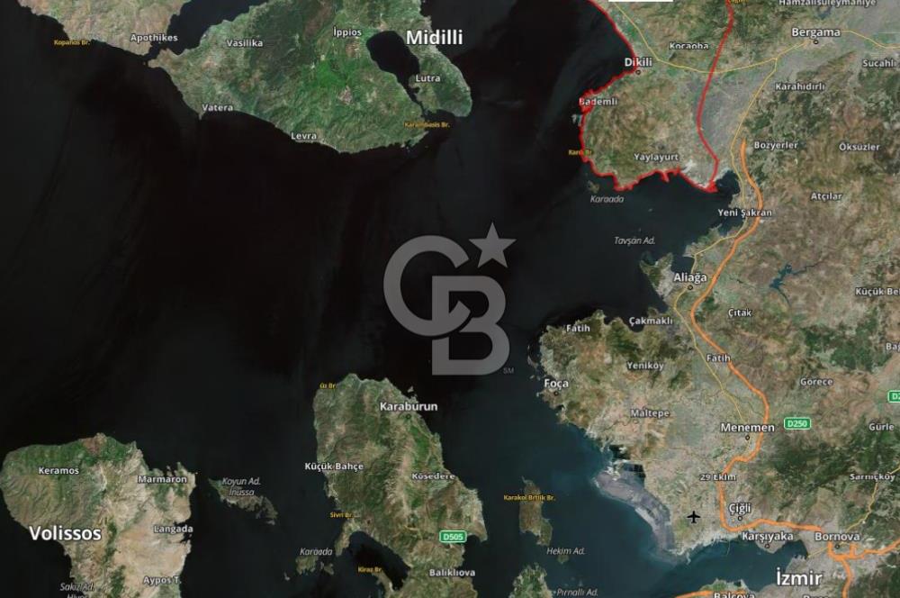 DİKİLİ KIRATLI'DA MÜKEMMEL LOKASYONDA SATILIK İMARLI TARLA