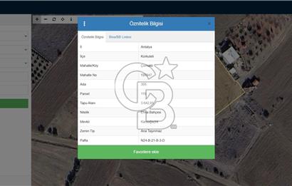 MUĞLA SEYDİKEMER ÇALTIÖZÜ'NDE SATILIK TARLA