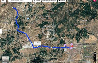 UŞAK MERKEZ, ZAHMAN KÖYÜNDE 25.060m² SATILIK TARLA