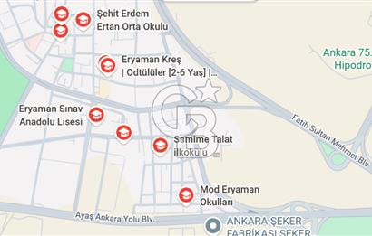 ERYAMAN'DA/PANORAMİK MANZARALI/OTOPARKLI YATIRIMLIK/EŞYALI 1+0