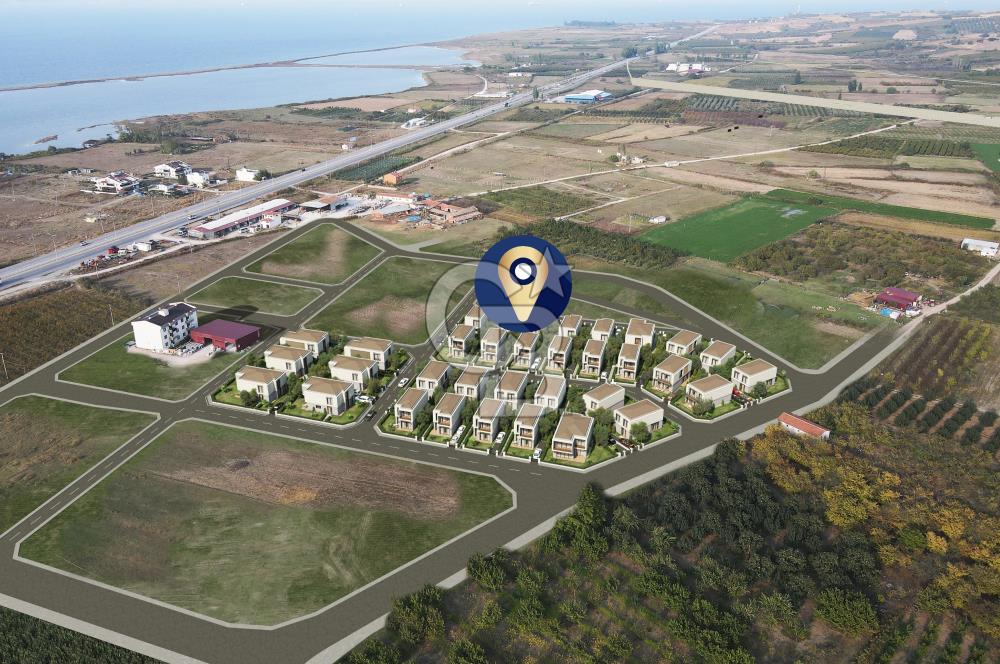 Çanakkale Lapseki Çardak 249m² Boğaz Manzaralı Villa İmarlı Arsa