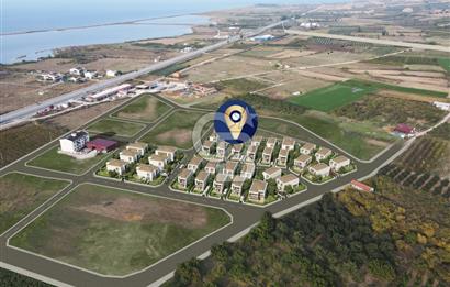 Çanakkale Lapseki Çardak 249m² Boğaz Manzaralı Villa İmarlı Arsa