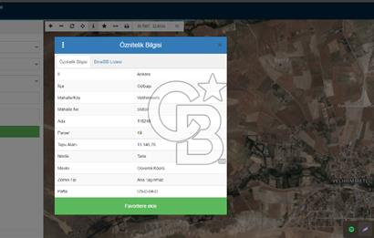 GÖLBAŞI VELİHİMMETLİDE FIRSAT FİYATLA YATIRIMLIK 13.146 M2 TARLA