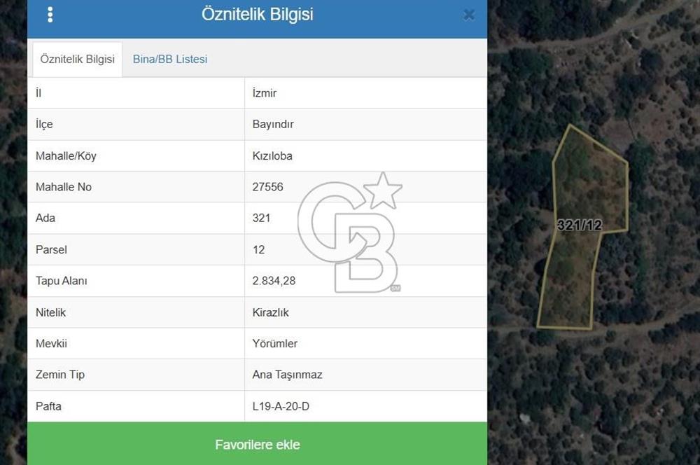 BAYINDIR KIZILOBA YAYLASINDA DOĞAYLA İÇ İÇE SATILIK ARAZİ