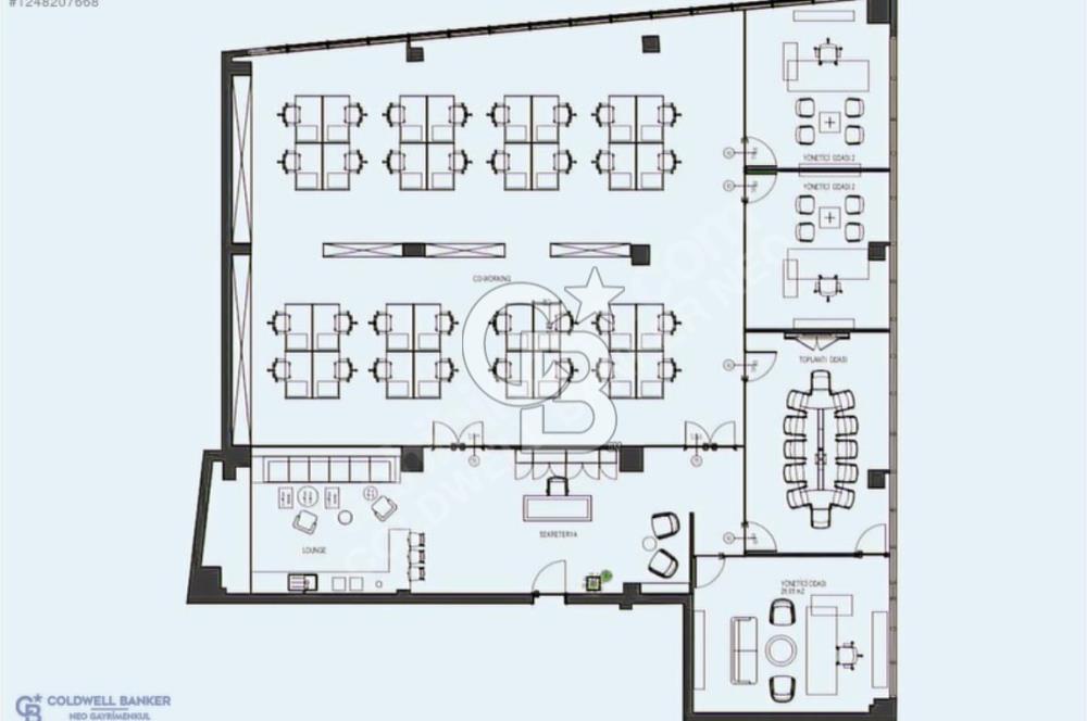 NEO' DAN 4. LEVENTTE KİRALIK TAM KAT OFİS FIRSATI !!