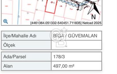 Biga Güvemalan Satılık Arsa 