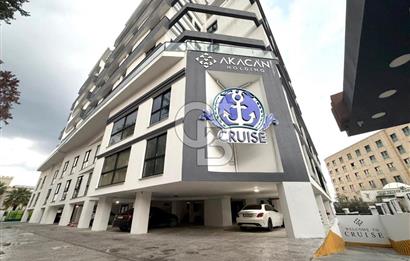 Kıbrıs Girne Karakum Akacan Cruise Sitesinde Satılık Havuz Manzaralı 2+1 Daire