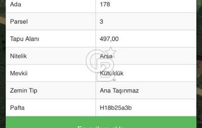 Biga Güvemalan Satılık Arsa 