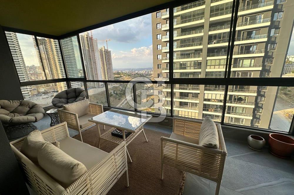 KOZ ORAN'DA 15. KAT VADİ MANZARALI BOŞ 2+1 SATILIK DAİRE