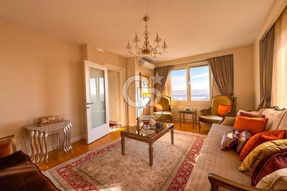 EYÜPSULTAN NİŞANCI'DA EŞŞİZ HALİÇ MANZARALI,ÖZEL LÜKS DUBLEKS