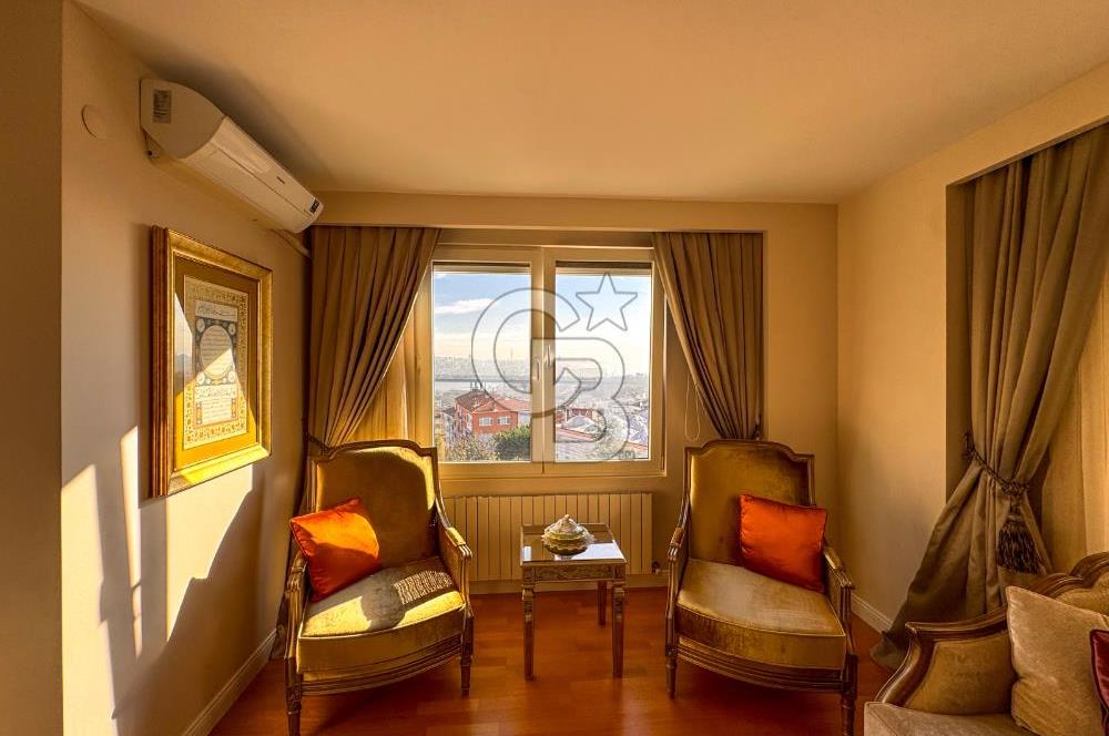 EYÜPSULTAN NİŞANCI'DA EŞŞİZ HALİÇ MANZARALI,ÖZEL LÜKS DUBLEKS