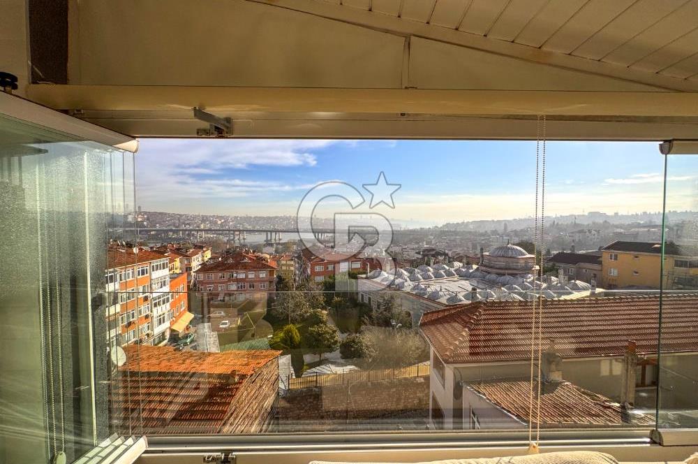 EYÜPSULTAN NİŞANCI'DA EŞŞİZ HALİÇ MANZARALI,ÖZEL LÜKS DUBLEKS