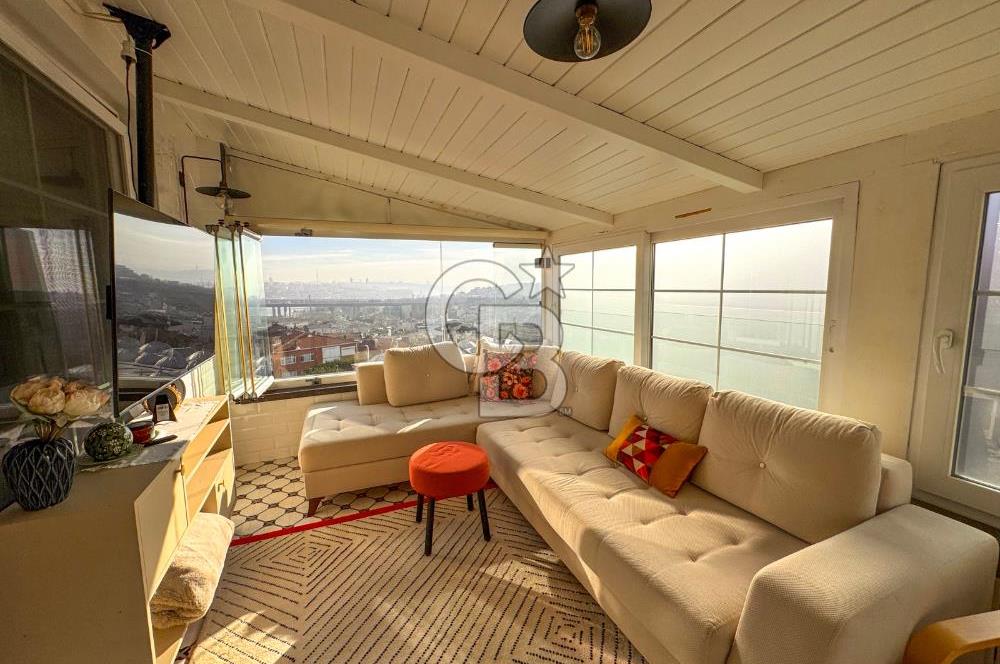 EYÜPSULTAN NİŞANCI'DA EŞŞİZ HALİÇ MANZARALI,ÖZEL LÜKS DUBLEKS