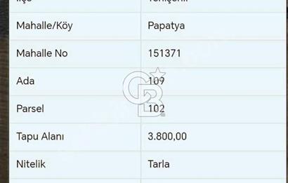 BURSA YENİŞEHİR 'DE 3800 M2 MÜSTAKİL TAPULU SATILIK ARSA