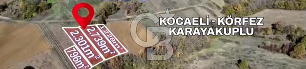 EN UYGUNU!!KOCAELİ KARAYAKUPLUDA GÖLE YAKIN 1.250M2 SATLIK TARLA