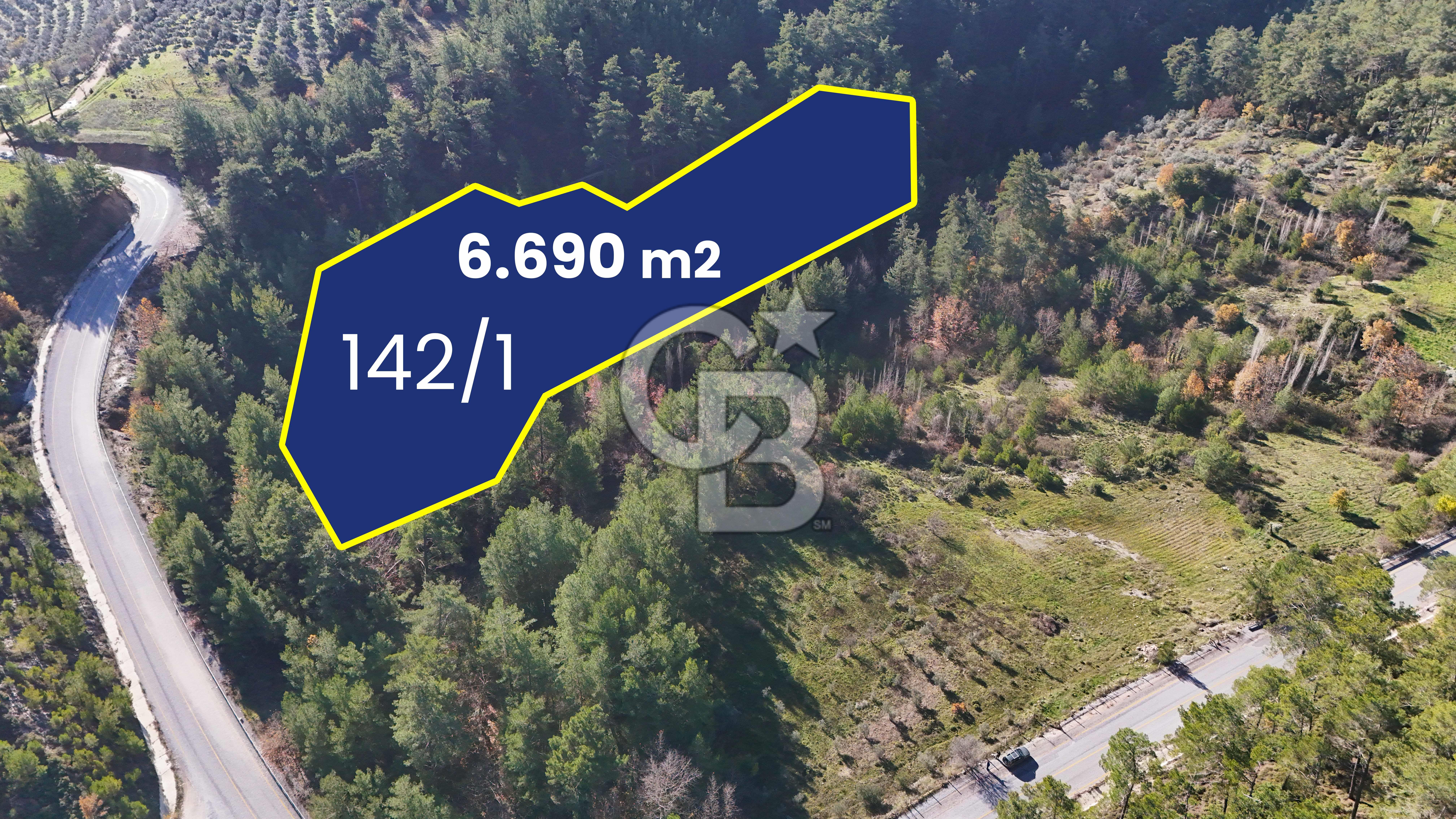 Menteşe - Yeniköy'de Yolu Olan 6690 m2 Tarla