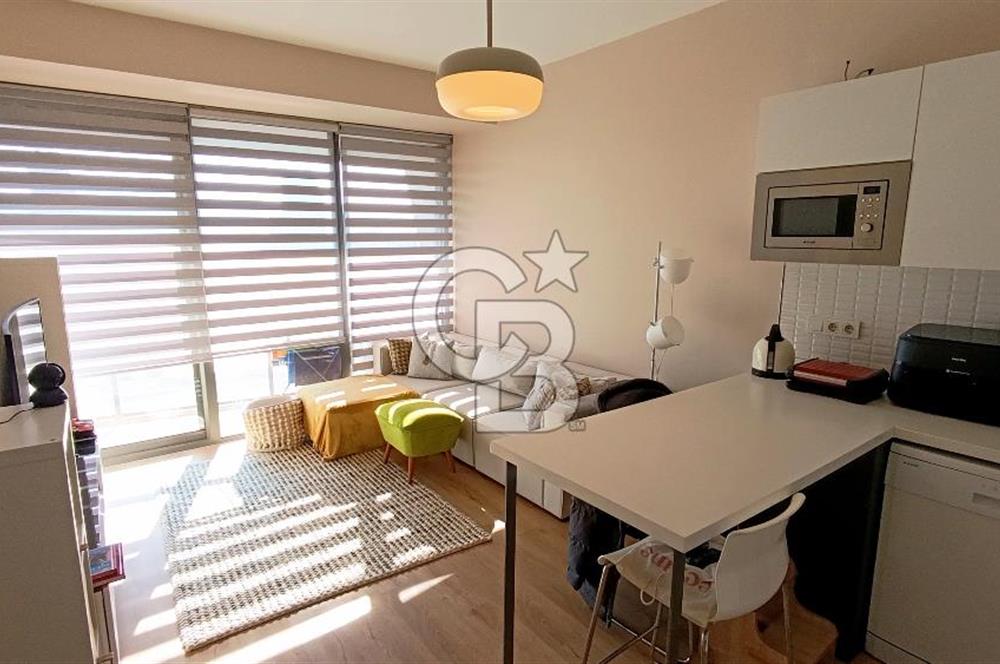 İzmir Ontan Bayraklı Sitesi Eşyalı Kiralık 1+1 50 m² Daire