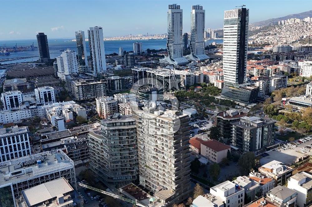 İzmir Ontan Bayraklı Sitesi Eşyalı Kiralık 1+1 50 m² Daire