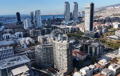 İzmir Ontan Bayraklı Sitesi Eşyalı Kiralık 1+1 50 m² Daire