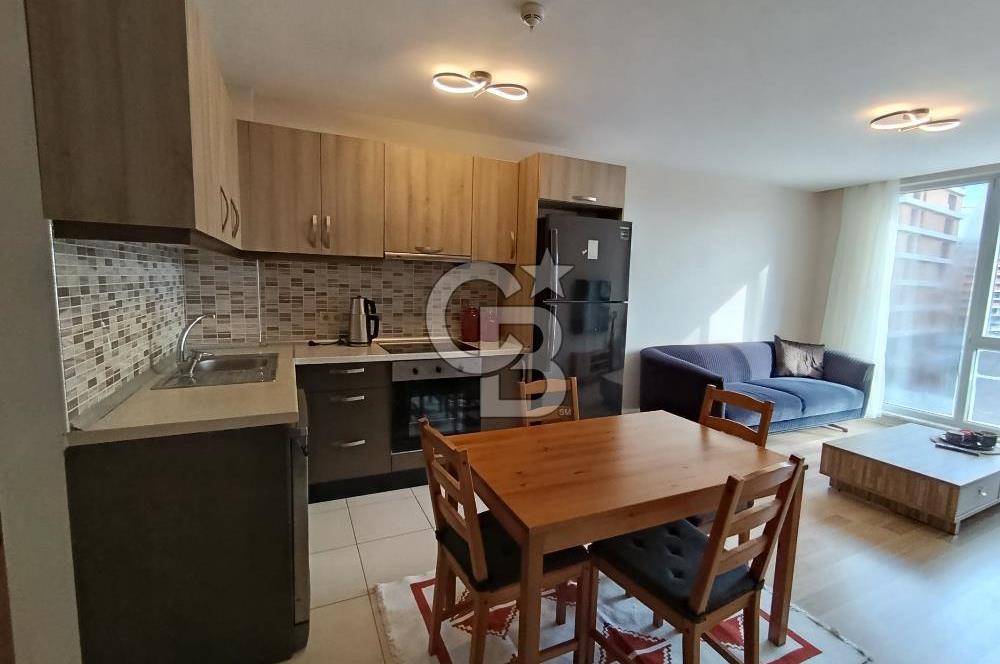 KURTKÖY MVK WORK SQUARE ÖN CEPHEDE FULL EŞYALI KİRALIK 1+1 DAİRE