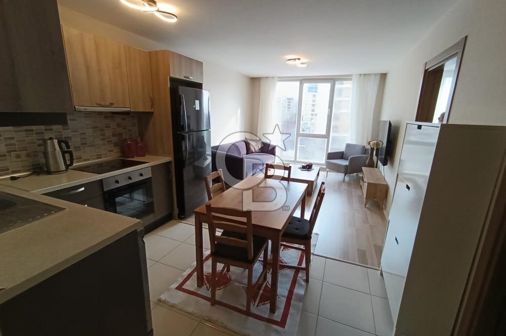 KURTKÖY MVK WORK SQUARE ÖN CEPHEDE FULL EŞYALI KİRALIK 1+1 DAİRE