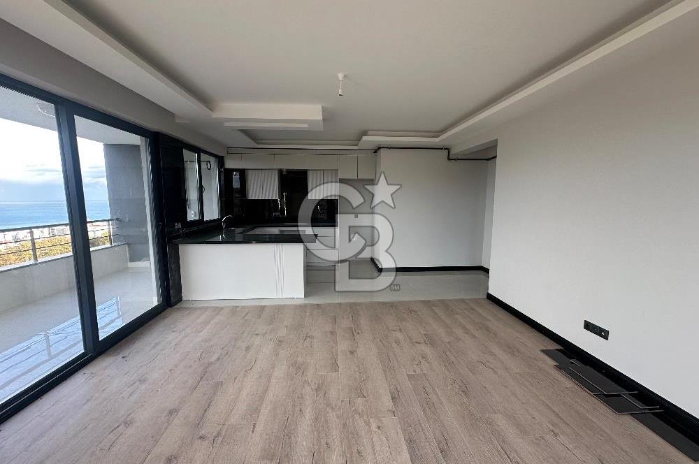 Alanlı Panoramik Deniz Manzaralı 2+1 satılık daire