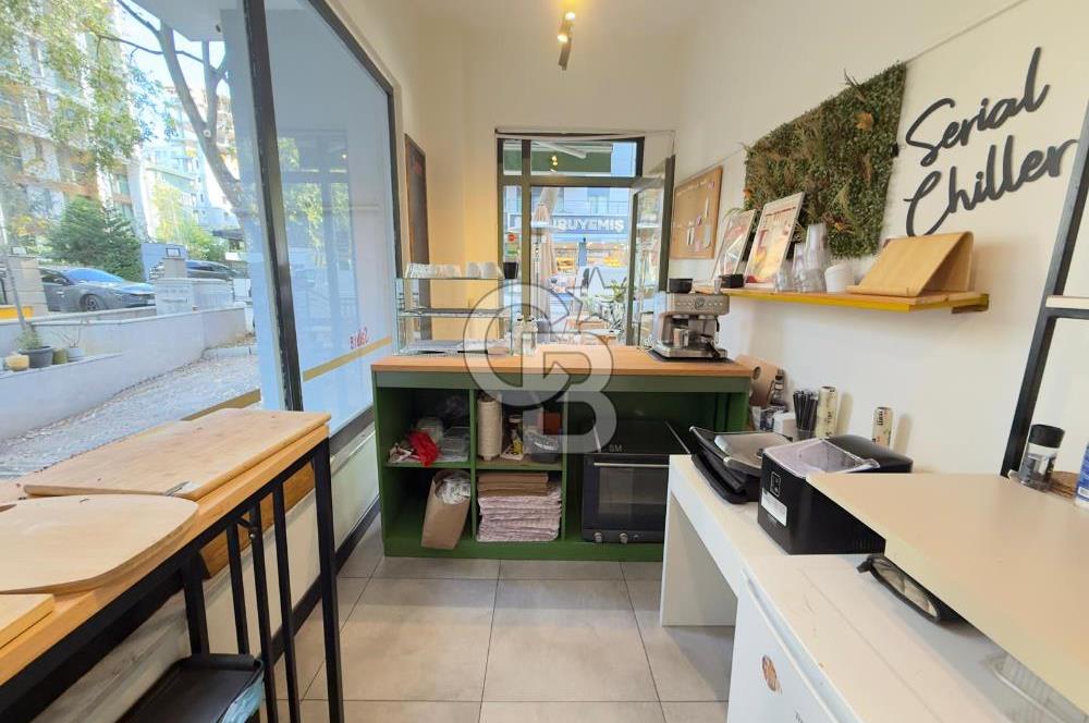 CADDEBOSTAN'DA DÜŞÜK KİRALI YÜKSEK CİROLU KAHVE&KRUVASAN KAFE