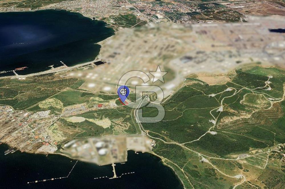 İZMİR ALİAĞADA AĞIR SANAYİ SİTESİNDE SANAYİ İMARLI SATILIK ARSA