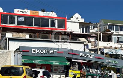 Bodrum Cumhuriyet Mah. Ekomar Üstü Kiralık Üst Kat Geniş Ofis
