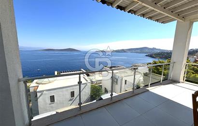 Bodrum Satılık Gündoğan'da Özel Plajlı, Deniz Manzaralı Villa