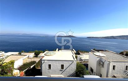 Bodrum Satılık Gündoğan'da Özel Plajlı, Deniz Manzaralı Villa