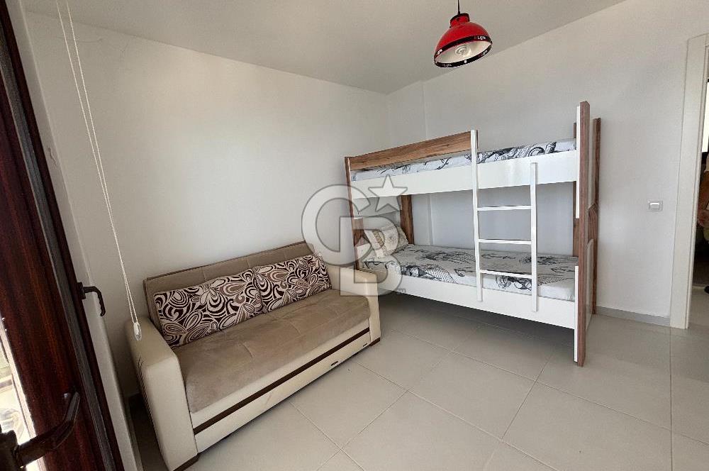 Bodrum Satılık Gündoğan'da Özel Plajlı, Deniz Manzaralı Villa