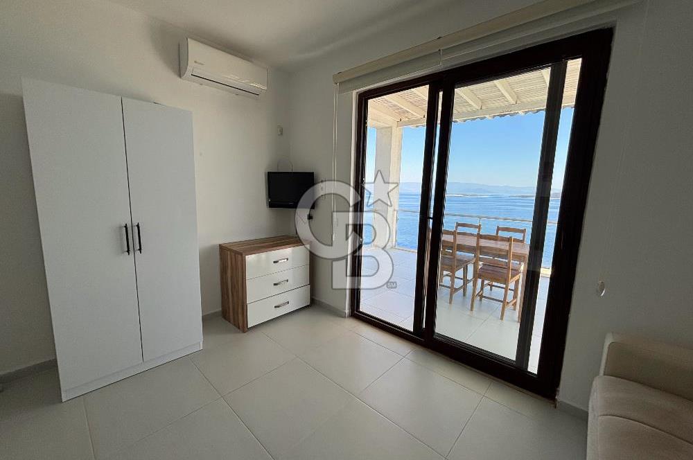 Bodrum Satılık Gündoğan'da Özel Plajlı, Deniz Manzaralı Villa