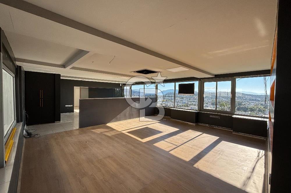 Bodrum Cumhuriyet Mah. Ekomar Üstü Kiralık Üst Kat Geniş Ofis