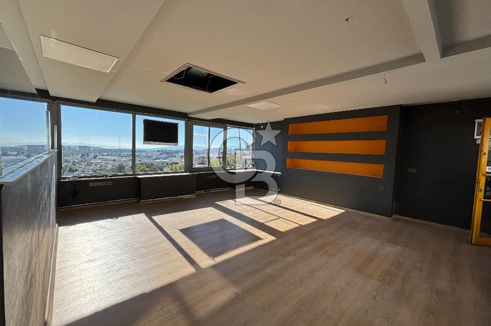 Bodrum Cumhuriyet Mah. Ekomar Üstü Kiralık Üst Kat Geniş Ofis