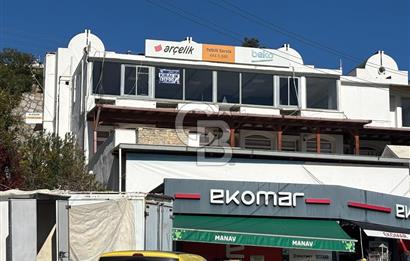 Bodrum Cumhuriyet Mah. Ekomar Üstü Kiralık Üst Kat Geniş Ofis
