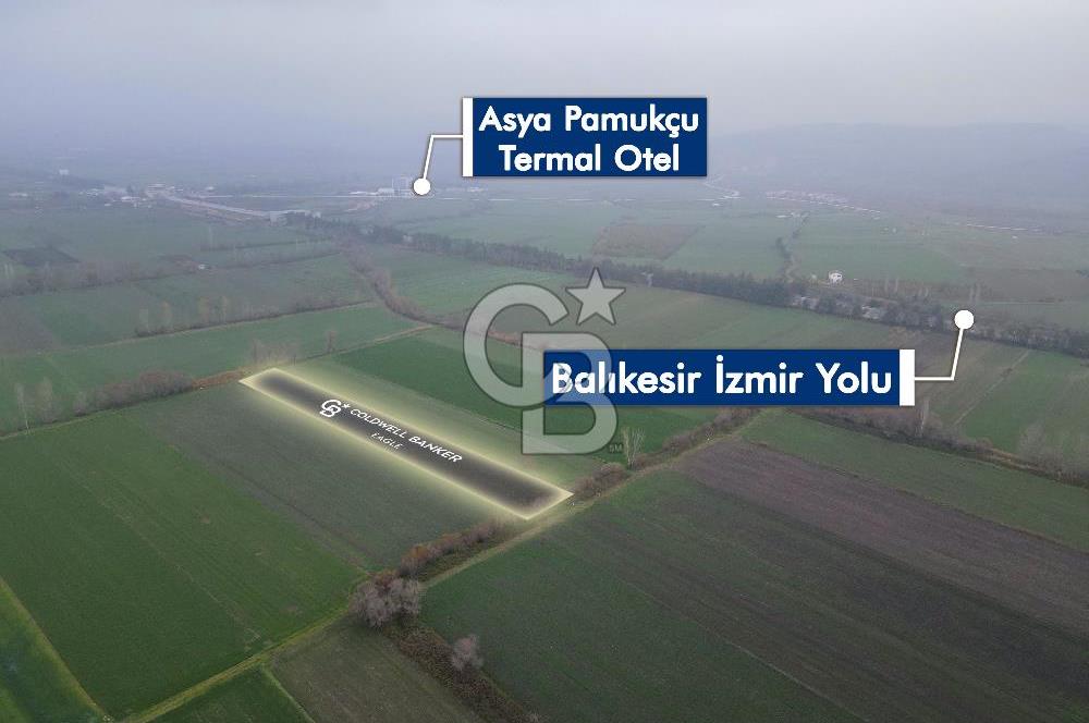 Balıkesir Pamukçu’da yola yakın 5.470 metre² yatırıma uygun tarla