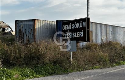 İZMİR ALİAĞADA AĞIR SANAYİ SİTESİNDE SANAYİ İMARLI SATILIK ARSA