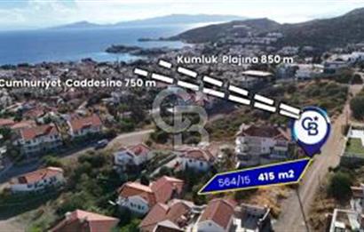 DATÇA İSKELE MAHALLESİ'NDE DENİZ MANZARALI İMARLI ARSA