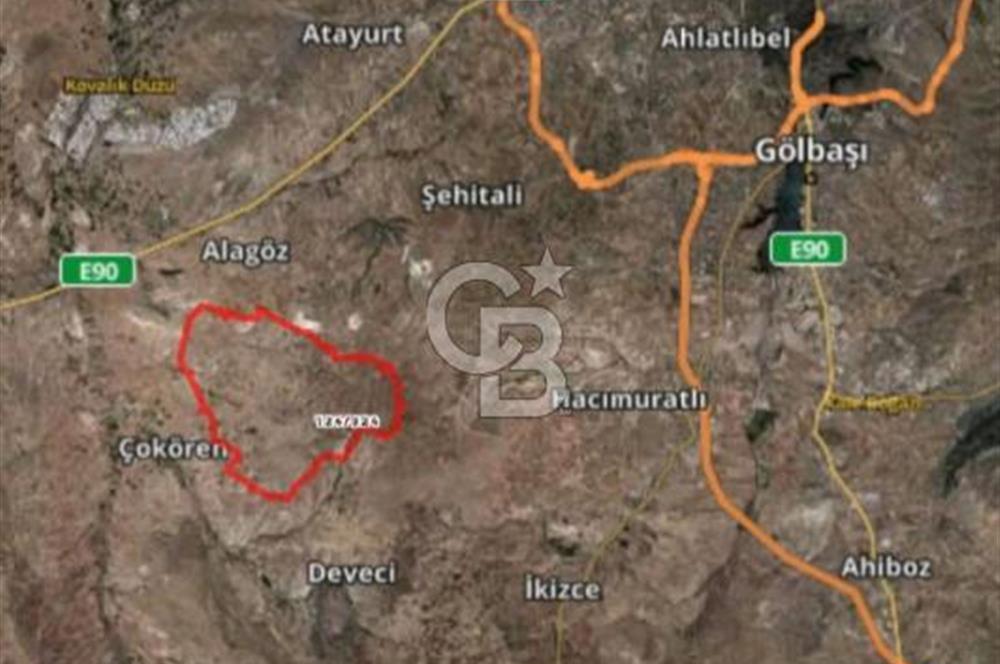 ESKİŞEHİR YOLUNA  10 DAKİKA  TEMELLİ ÜCRET MEVKİ 17.365 M2 TARLA