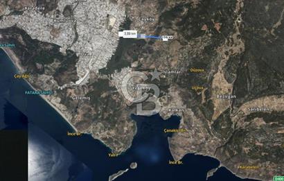 Antalya kaş üzümlü’de 693 m2 Bağ ve Sebze Bahçe