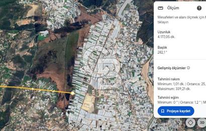 Antalya kaş üzümlü’de 693 m2 Bağ ve Sebze Bahçe
