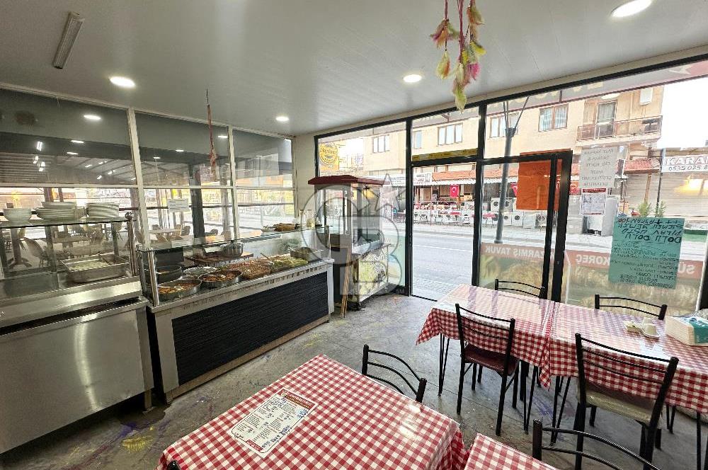 MENEMEN SEYREK'TE ANAYOL ÜZERİNDE DEVİR EV YEMEKLERİ LOKANTASI