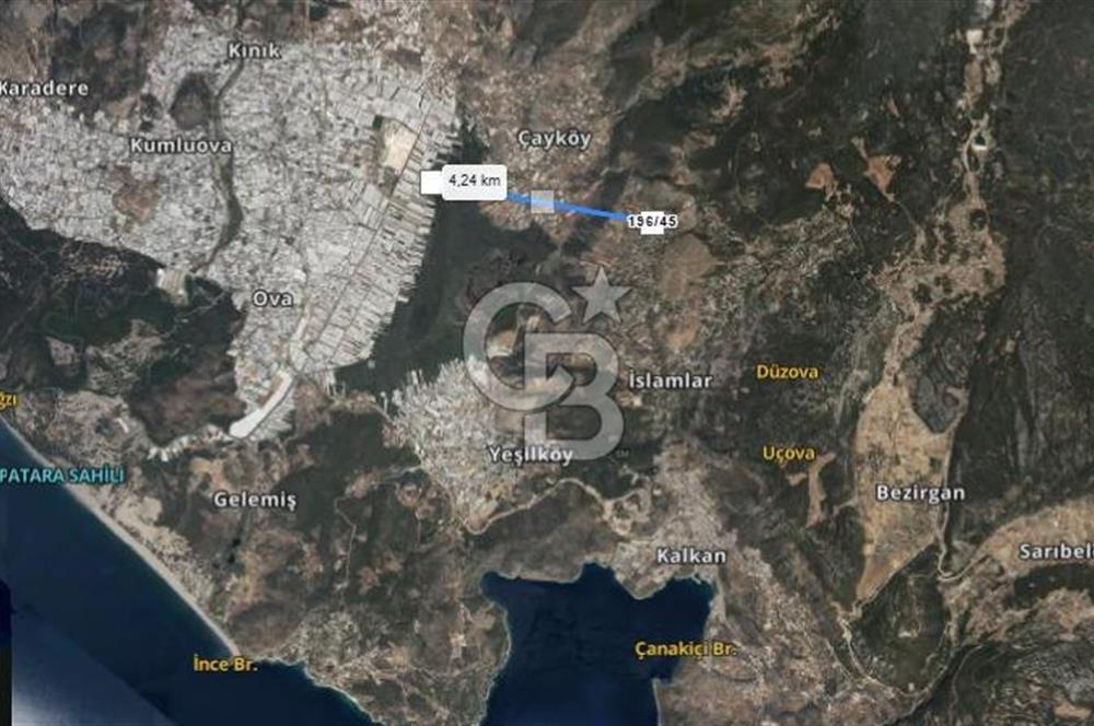 Antalya Kaş üzümlüde 693 m2 bağ ve sebze bahçesi