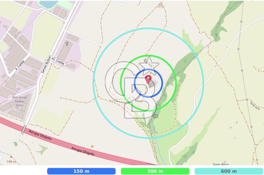 TEKİRDAĞ ÇERKEZKÖY VELİKÖYDE OSB YAKINI 3 PARSEL SATILIK ARAZİ
